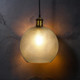 Pendant Light Antique Brass Diamond Patterned Glass 25cm E27 60W Pendant Light Antique Brass Diamond Patterned Glass 25cm E27 60W